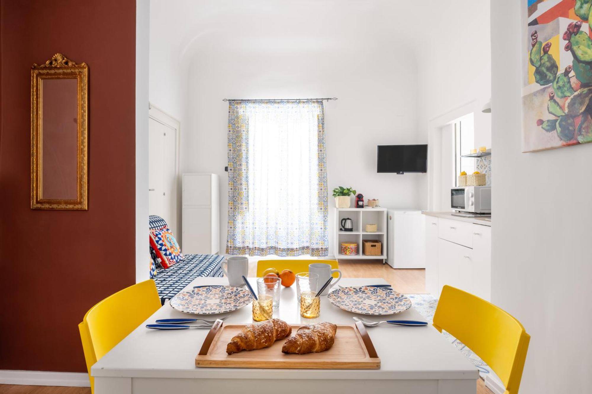 Agata E Rosalia 2 Bedroom Flat At The Quattro Canti Palermo Dış mekan fotoğraf
