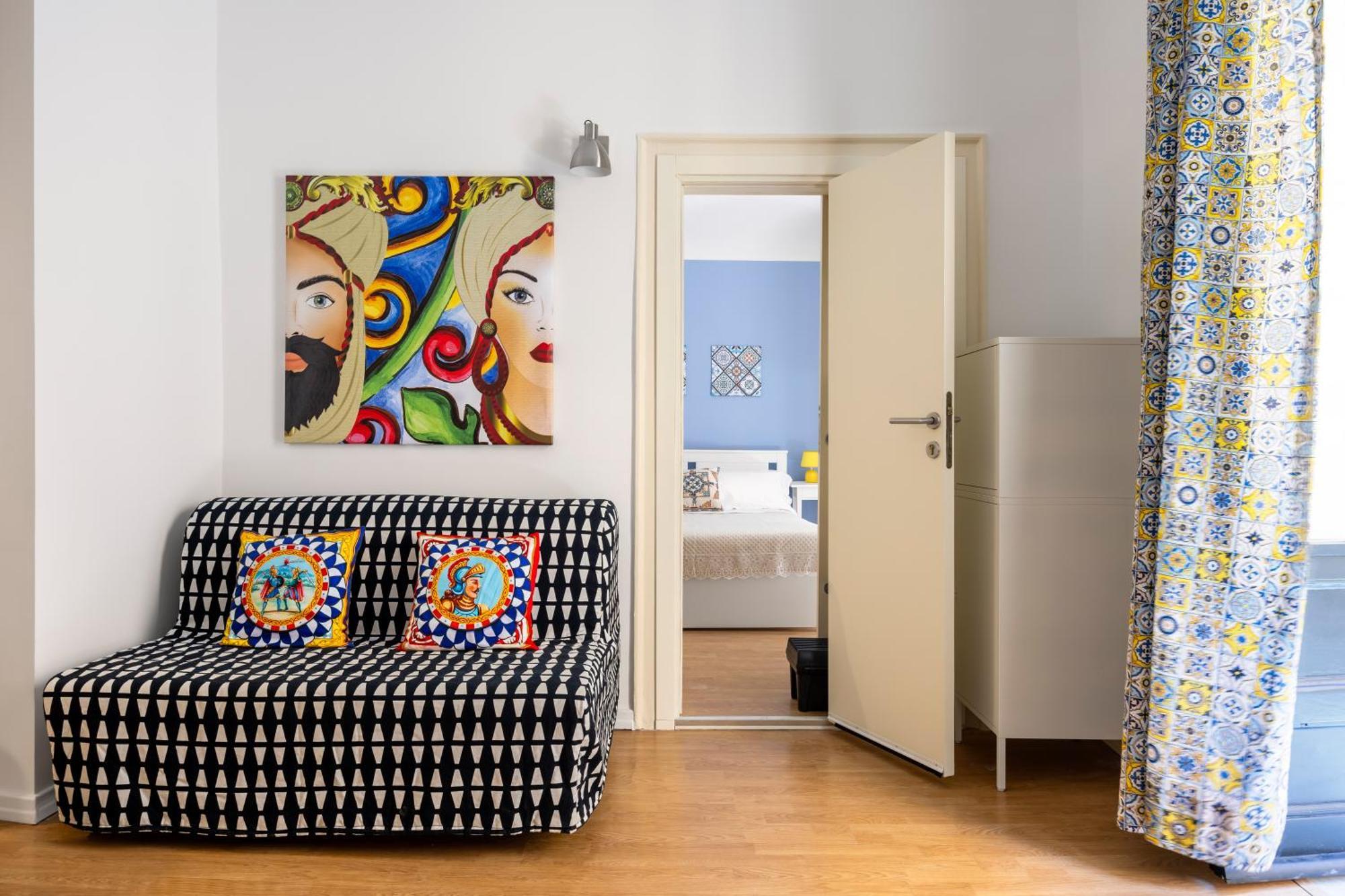 Agata E Rosalia 2 Bedroom Flat At The Quattro Canti Palermo Dış mekan fotoğraf
